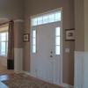 New Entry Door with Wainscoting